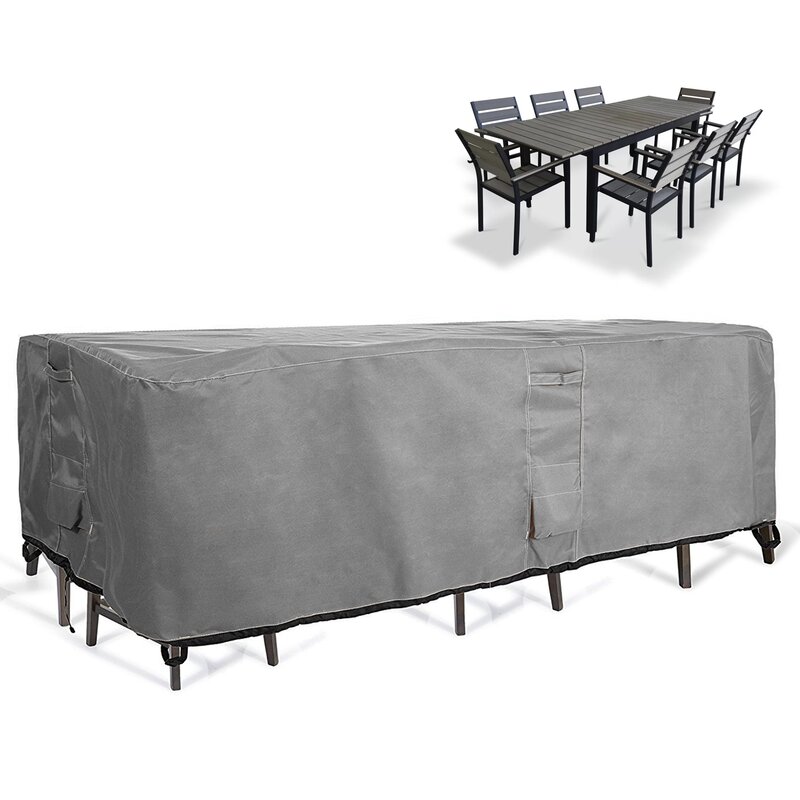 Arlmont & Co. Water Resistant Patio Dining Set Cover & Reviews | Wayfair